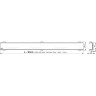 Водоотводящий желоб ALCAPLAST APZ1006S-300 PROFESSIONAL с порогами для цельной решетки